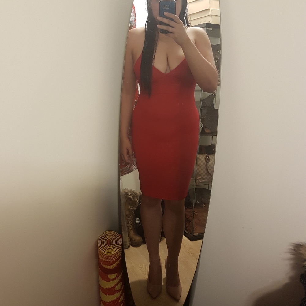 Red dress